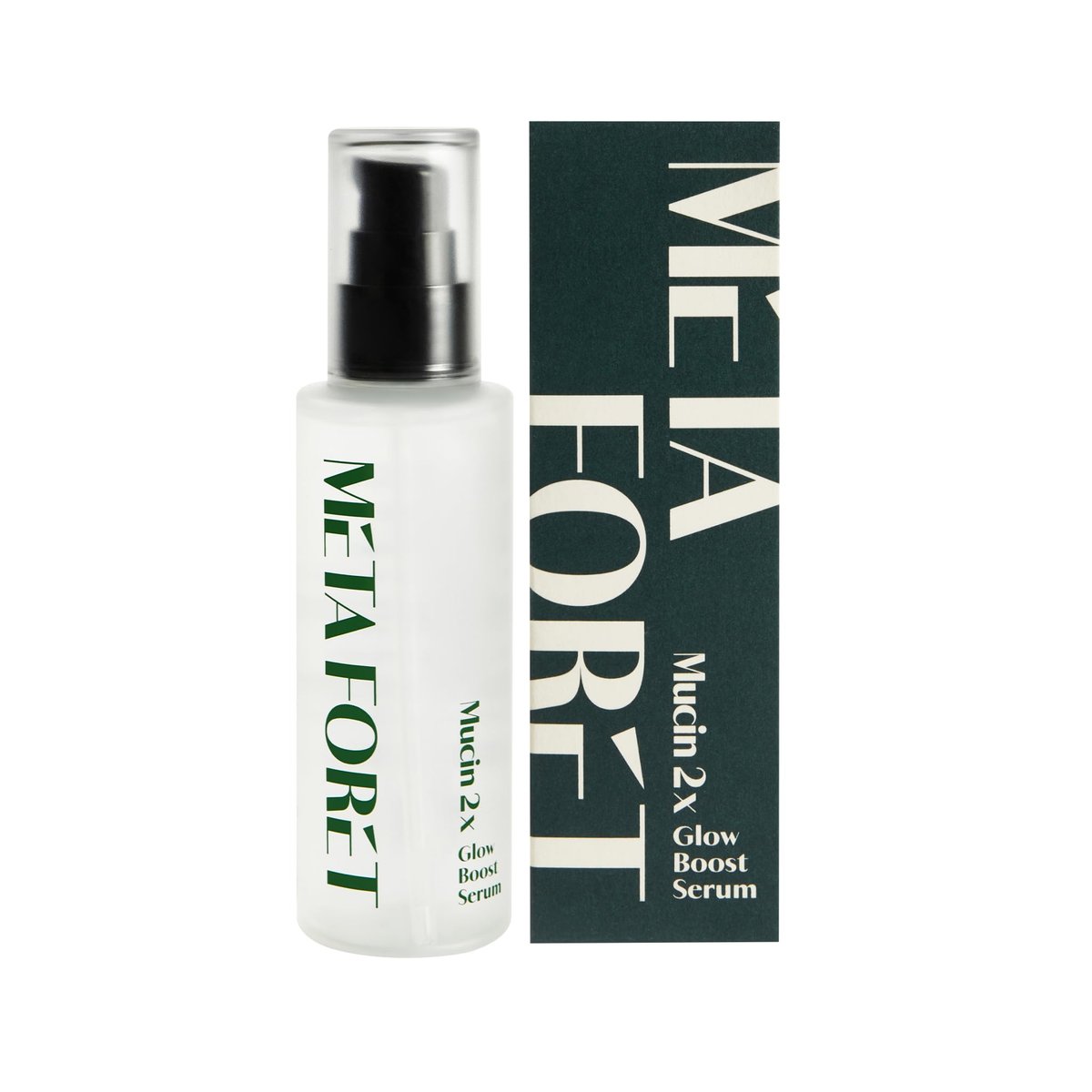 METAFORET Vegan Mucin 2x Boost Serum – Hydrating Face Moisturizer for Dry, Sensitive, Acne Prone Skin, Anti Aging, 3.38 oz - görsel 1