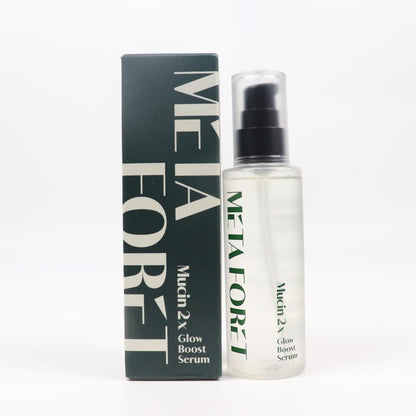 METAFORET Vegan Mucin 2x Boost Serum – Hydrating Face Moisturizer for Dry, Sensitive, Acne Prone Skin, Anti Aging, 3.38 oz