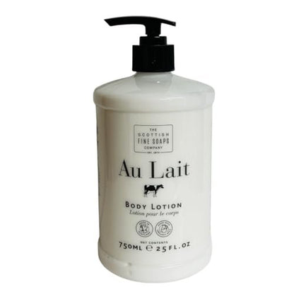 Scottish Fine Soaps Au Lait Body Lotion – 25 fl oz – Nourishing & Hydrating Skin Moisturizer Avelisse
