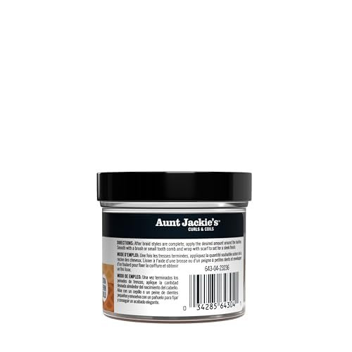 Aunt Jackie's Award-Winning Braid + Twist Collection Smooth + Swirl Edge Gel with Extra Firm Hold, 4oz - görsel 14