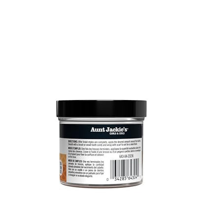 Aunt Jackie's Award-Winning Braid + Twist Collection Smooth + Swirl Edge Gel with Extra Firm Hold, 4oz