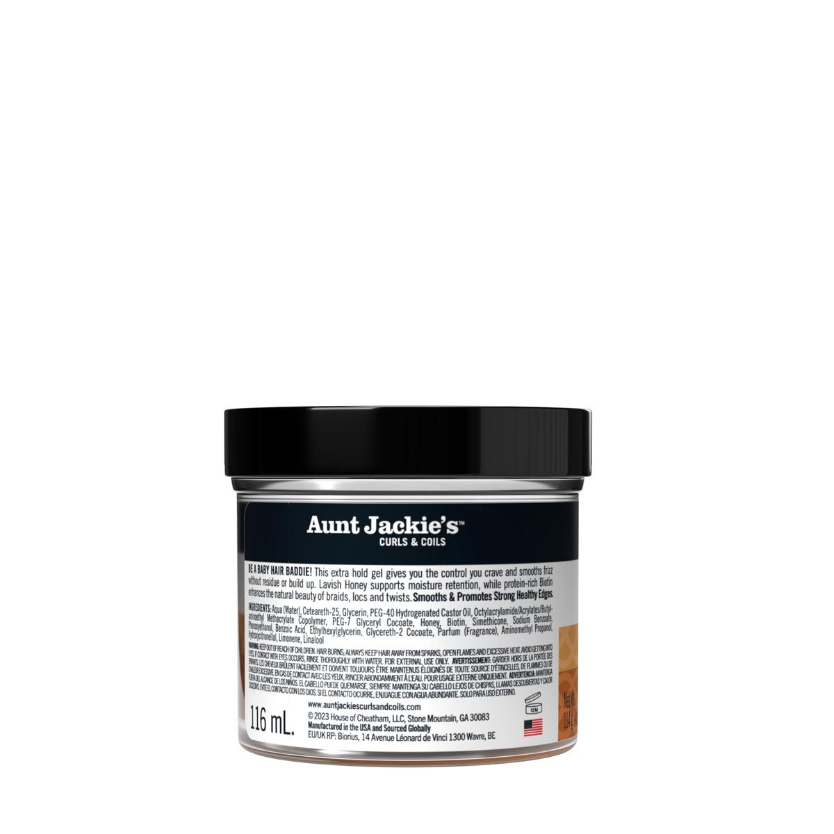 Aunt Jackie's Award-Winning Braid + Twist Collection Smooth + Swirl Edge Gel with Extra Firm Hold, 4oz - görsel 15