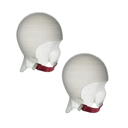DOMPEL Sparta Silicone Highlight Hair Cap – 2,400 Holes for Perfect Hair Coloring (2 Pack)