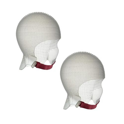 DOMPEL Sparta Silicone Highlight Hair Cap – 2,400 Holes for Perfect Hair Coloring (2 Pack)