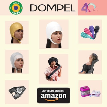 DOMPEL Sparta Silicone Highlight Hair Cap – 2,400 Holes for Perfect Hair Coloring (2 Pack)