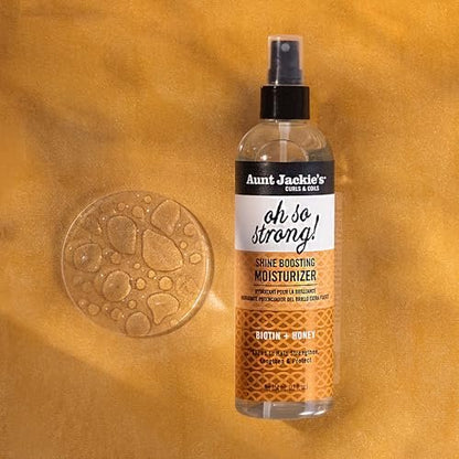Aunt Jackie's Oh So Strong Shine Boosting Moisturizer for Braids & Twists - 12 fl oz