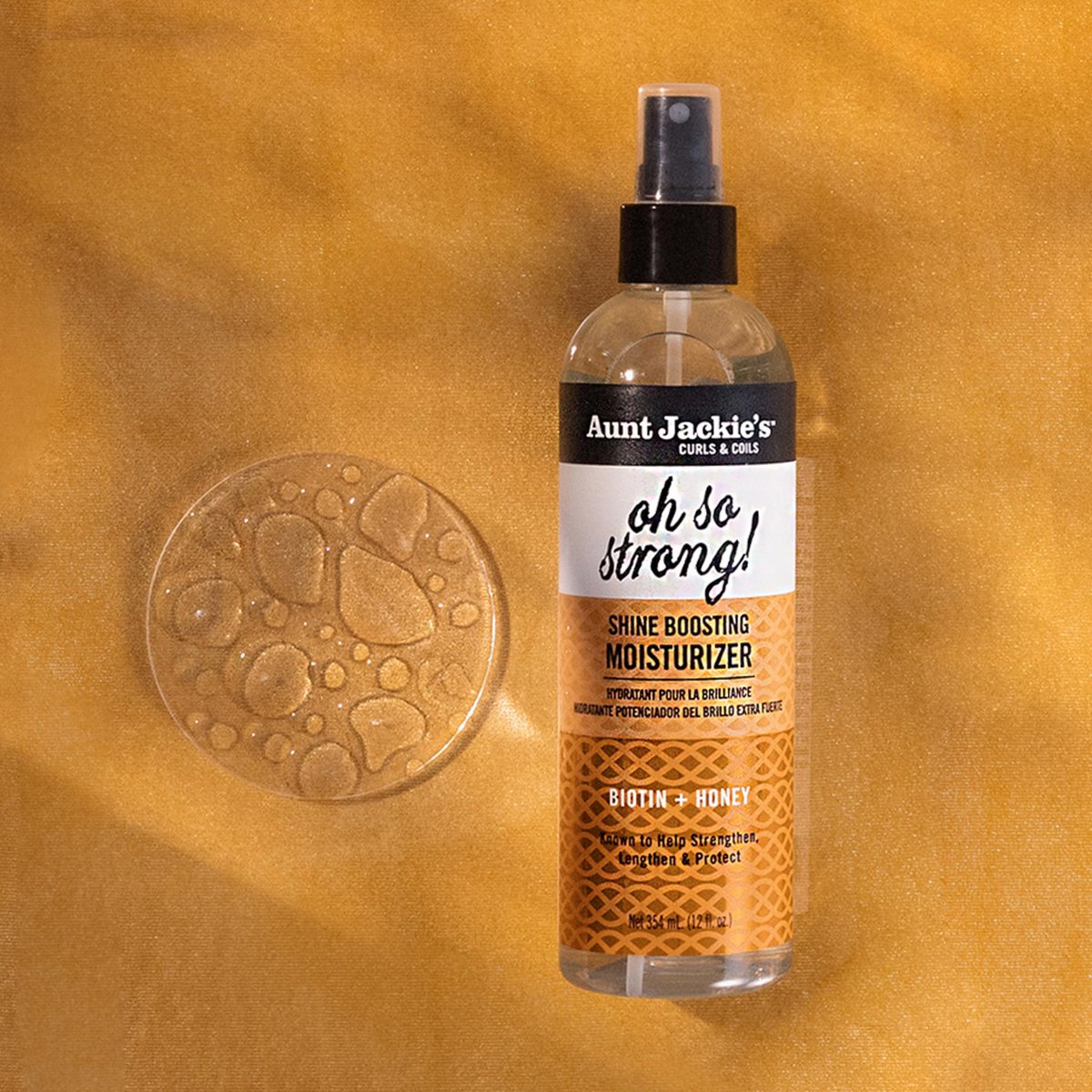 Aunt Jackie's Oh So Strong Shine Boosting Moisturizer for Braids & Twists - 12 fl oz - görsel 7