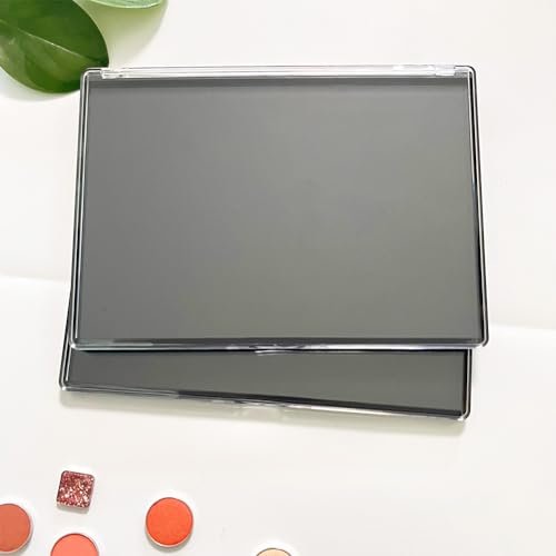UDTIP 2 Pack XL Large Magnetic Makeup Palette with Clear Top - Empty Cosmetics Storage Box with 40pcs Metal Stickers for DIY Eyeshadow, Lipstick, Blush Powder (9.25" x 6.57") Avelisse