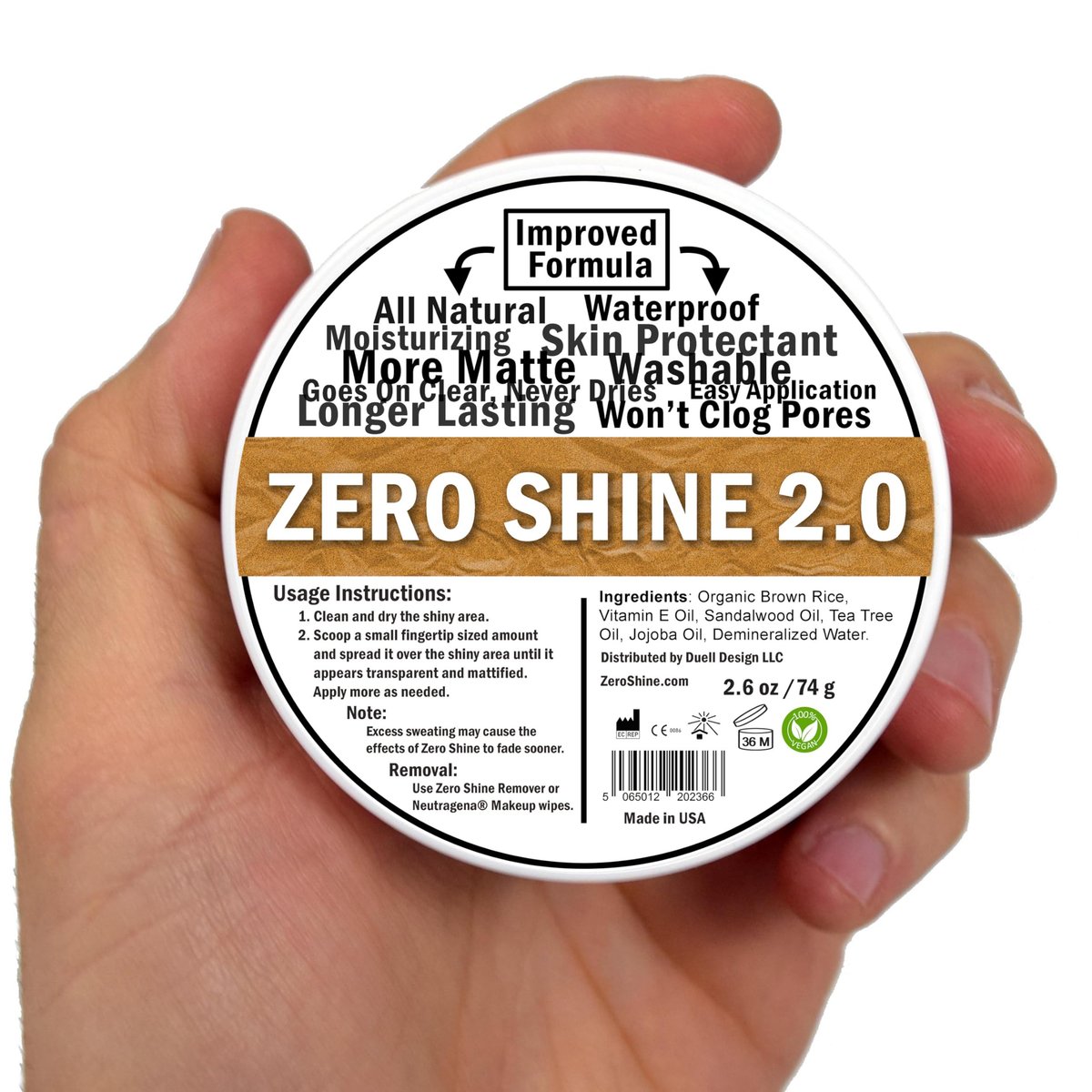 Zero Shine Jar - smp matte 2.0 - 2.6 oz Matte Moisturizer Avelisse