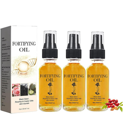 YG LianKai 3-Piece Rosehip Oil, Castor Oil & Black Seed Oil Set - Natural Face Serum & Moisturizer for Glowing Skin