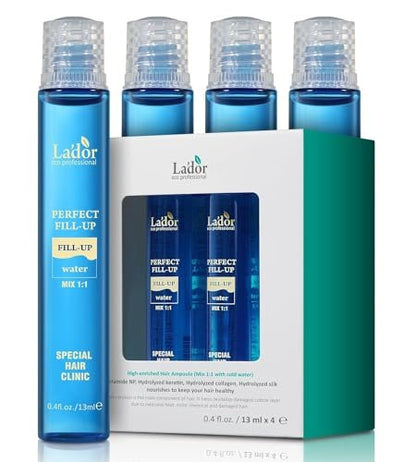 LA'DOR Perfect Hair Fill-Up Original 3 Seconds Intensive Keratin Treatment with Protein for Bleached, Frizzy, Damaged, Dry Hair – Korean Deep Conditioner (1.6 Fl Oz) Avelisse