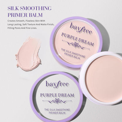 bayfree Silk Smoothing Primer Balm – Poreless Primer for Smooth & Flawless Skin, Long Lasting, Soft Texture, Matte Finish, Fills in Pores and Fine Lines (0.35 oz)