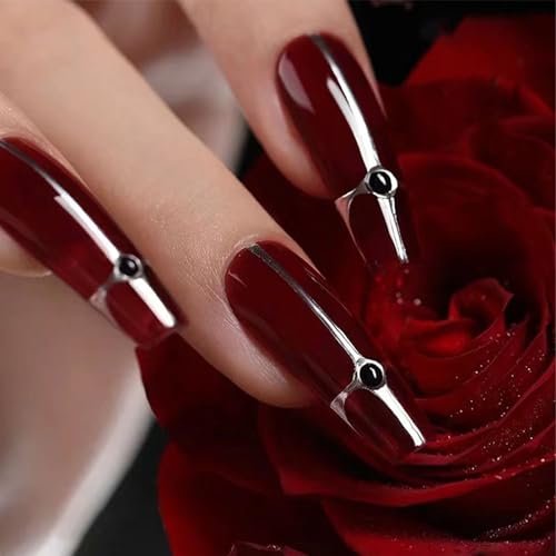 COSMOO Cherry Red Nail Polish - Quick Dry Nail Lacquer, 12ml (0.41 fl oz) for Vibrant Nail Art - görsel 6