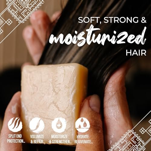 Viori Purple Conditioner Bar - Blonde Hair Toner with Longsheng Rice Water, Neutralizes Brassy Tones, 2.53 oz Avelisse