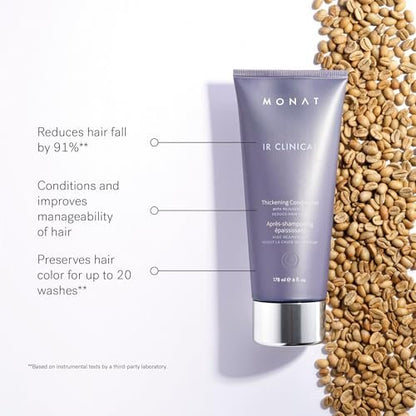 MONAT IR Clinical Thickening Conditioner – Vegan Conditioner for Thinning Hair with Rosemary & Mint – Repairs and Boosts Volume for Thicker, Fuller-Looking Hair Avelisse