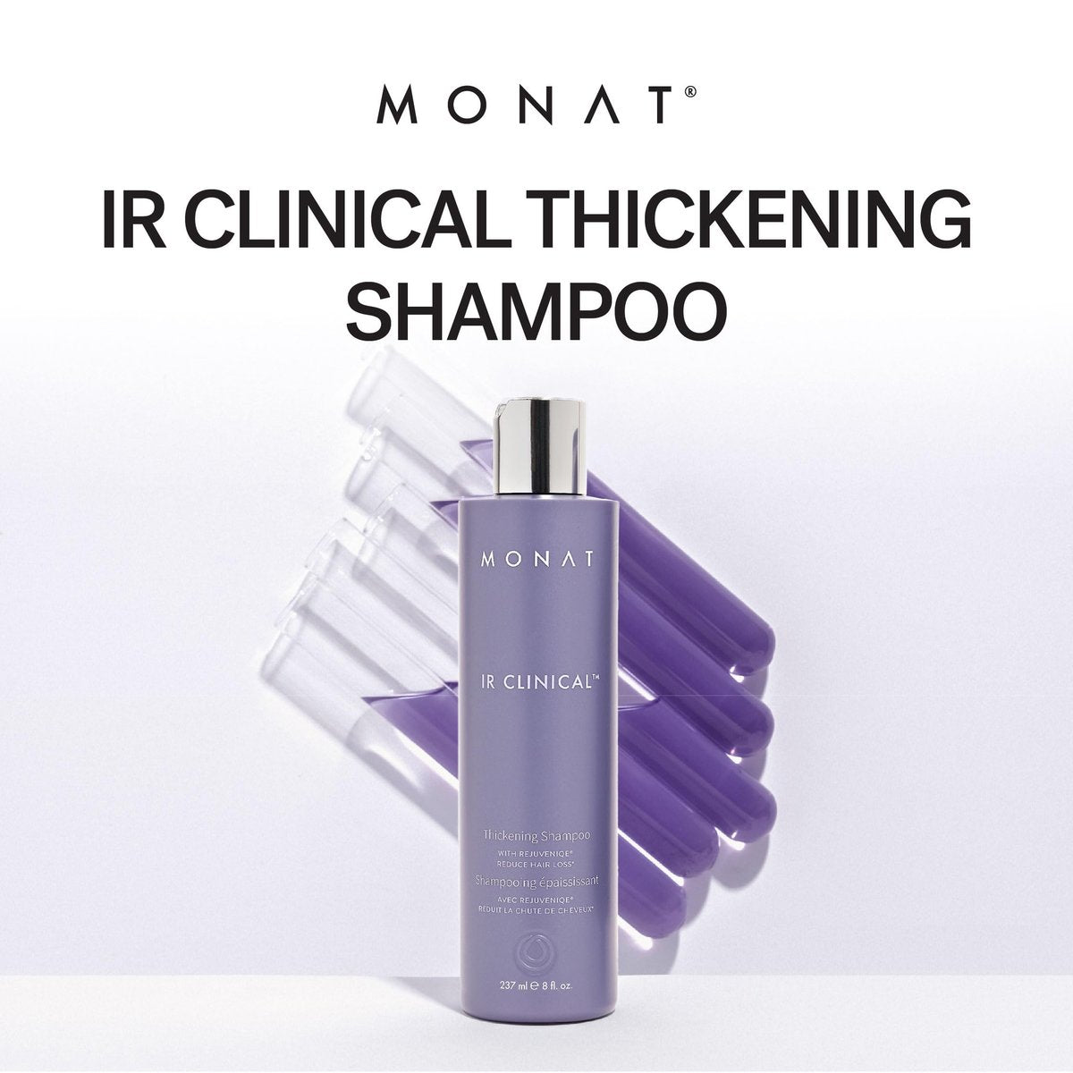MONAT IR Clinical Thickening Shampoo – Volumizing Shampoo for Dense, Thick Strands – With Rosemary, Mint & Pea Extract Avelisse