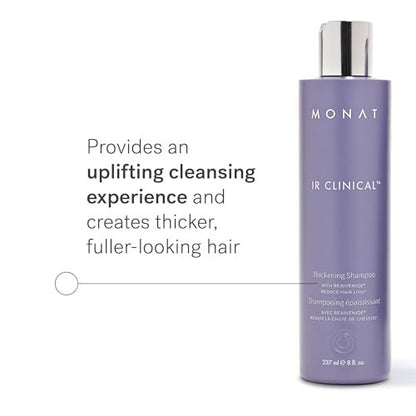 MONAT IR Clinical Thickening Shampoo – Volumizing Shampoo for Dense, Thick Strands – With Rosemary, Mint & Pea Extract Avelisse
