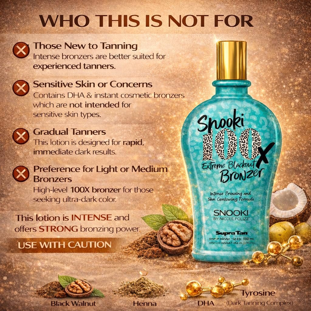 Snooki 100x Extreme Blackout Bronzer 12oz by Supre Avelisse