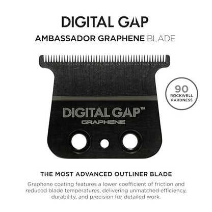 COCCO Digital Gap Ambassador Graphene Trimmer Blade - ADGT-G Replacement Blade for Hyper Veloce Pro & Veloce Pro Trimmers Avelisse
