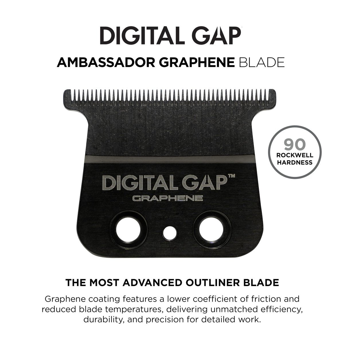 COCCO Digital Gap Ambassador Graphene Trimmer Blade - ADGT-G Replacement Blade for Hyper Veloce Pro & Veloce Pro Trimmers Avelisse