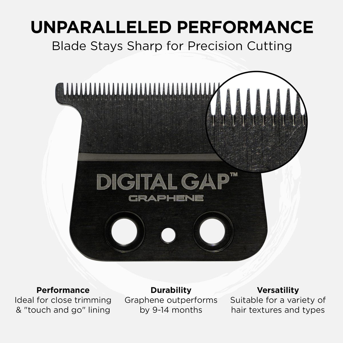 COCCO Digital Gap Ambassador Graphene Trimmer Blade - ADGT-G Replacement Blade for Hyper Veloce Pro & Veloce Pro Trimmers Avelisse
