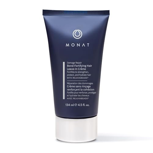 MONAT Damage Repair Bond-Fortifying Hair Crème – Leave-in Conditioner with Neroli & Orange Flower Fragrance, Anti-Frizz, Enhances Shine & Texture, 4.5 oz Avelisse