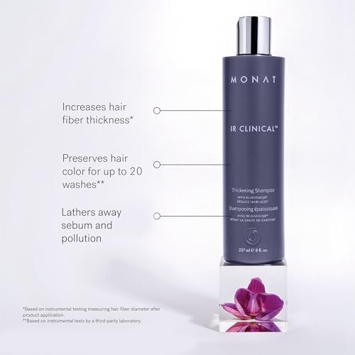 MONAT IR Clinical System – Complete Hair Care Restoration Kit with Thickening Shampoo, Conditioner & Thinning Defense Serum – Strengthens, Protects, & Revives Hair for Thicker, Fuller-Looking Results Avelisse
