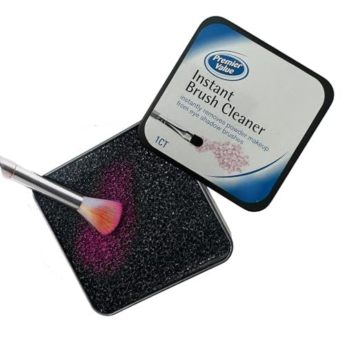 ALAZCO Instant Brush Cleaner Sponge – No Water, No Drying Time, TSA Approved Makeup Brush Cleaner for Quick Color Switching - görsel 2