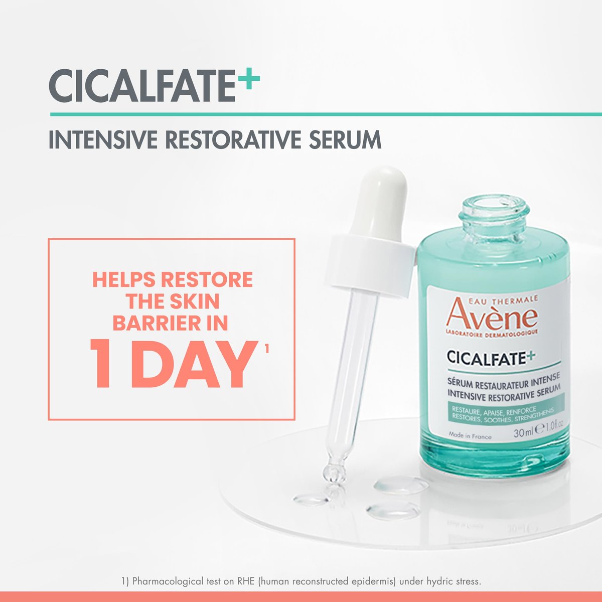 Avène Cicalfate+ Intensive Restorative Serum | Barrier Serum with Pro-Vitamin B5 for Sensitive Skin, Fragrance-Free, 1 Fl Oz Avelisse