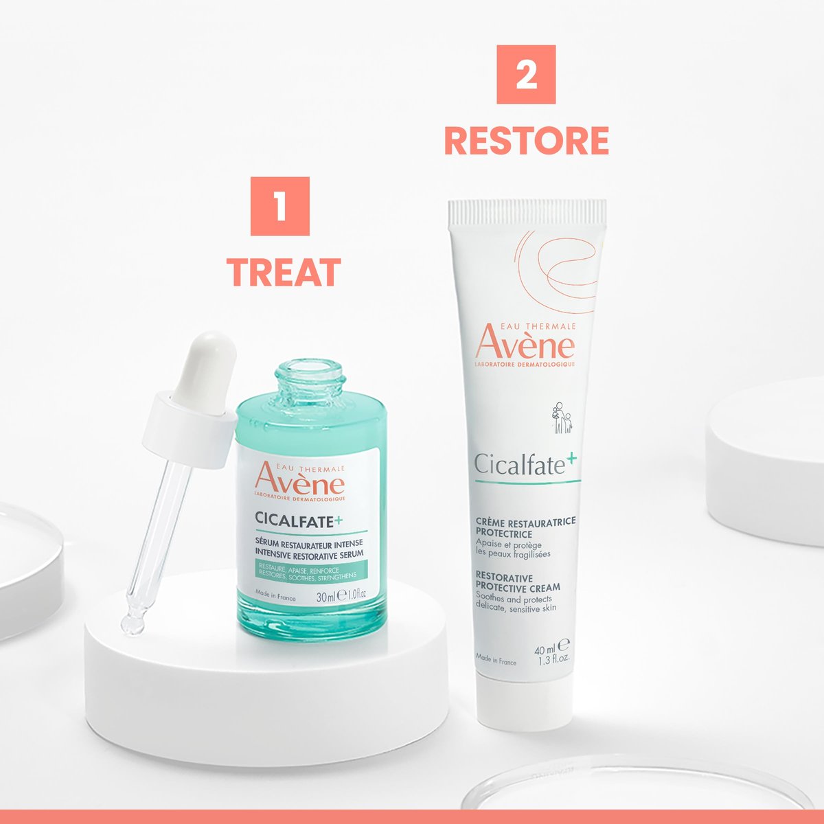 Avène Cicalfate+ Intensive Restorative Serum | Barrier Serum with Pro-Vitamin B5 for Sensitive Skin, Fragrance-Free, 1 Fl Oz Avelisse