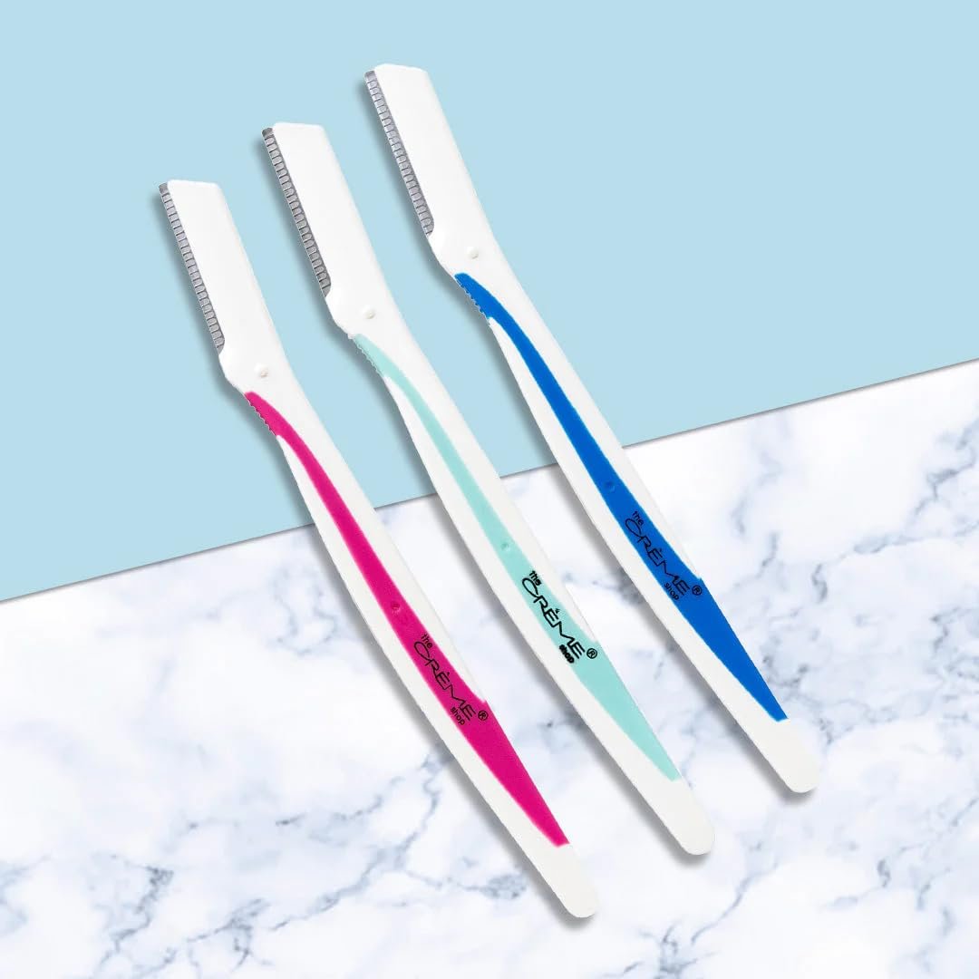 The Crème Shop Fuzz Off! Dermaplane Razor - Gentle Exfoliation & Facial Hair Removal (Pack of 3) - görsel 4
