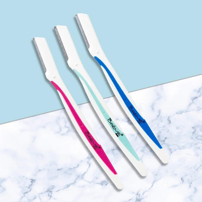 The Crème Shop Fuzz Off! Dermaplane Razor - Gentle Exfoliation & Facial Hair Removal (Pack of 3)