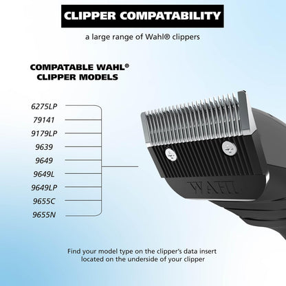 Wahl Detachable Cordless Hair Clipper Blade Replacement Set – Model 2167, Stainless Steel, Compatible with 6275LP/9179/9590/9591/9639/9645/9649LP/9655/79434/79003/79005 Avelisse