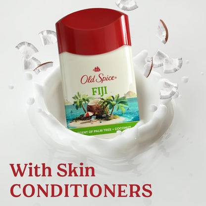 Old Spice Dry Feel Antiperspirant Deodorant for Men, 24/7 Sweat & Odor Protection, Gentle on Skin with Skin Conditioners, Fiji with Palm Tree + Coconut Scent, Travel Size, 0.5 oz (Pack of 24) Avelisse