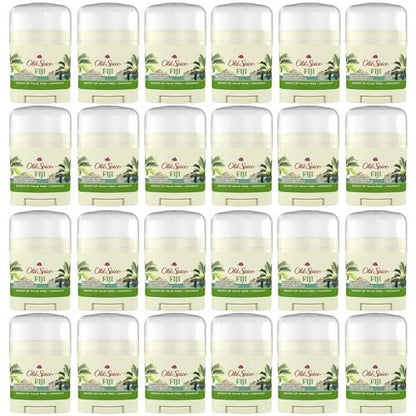 Old Spice Dry Feel Antiperspirant Deodorant for Men, 24/7 Sweat & Odor Protection, Gentle on Skin with Skin Conditioners, Fiji with Palm Tree + Coconut Scent, Travel Size, 0.5 oz (Pack of 24) Avelisse