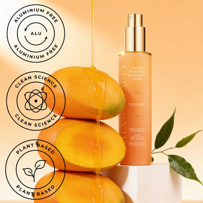 Bella Skin Beauty Deodorant Enhancer® Probiotic Underarm Toner - Mango - Pre-Deodorant Spray for Longer-Lasting Odor Control Avelisse