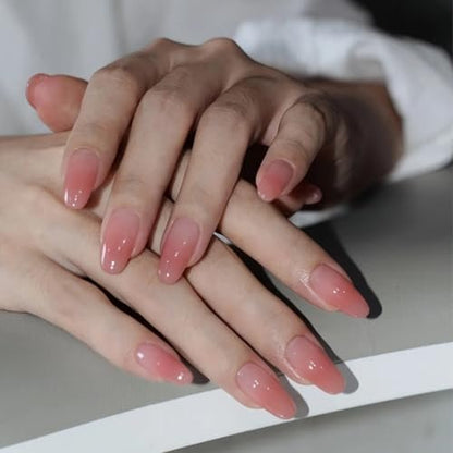 COSMOO Jelly Pink Nail Polish 12ml – Peach Quick Dry Translucent Nail Lacquer for Long-Lasting Sheer Nail Art Varnish