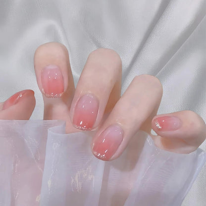 COSMOO Jelly Pink Nail Polish 12ml – Peach Quick Dry Translucent Nail Lacquer for Long-Lasting Sheer Nail Art Varnish