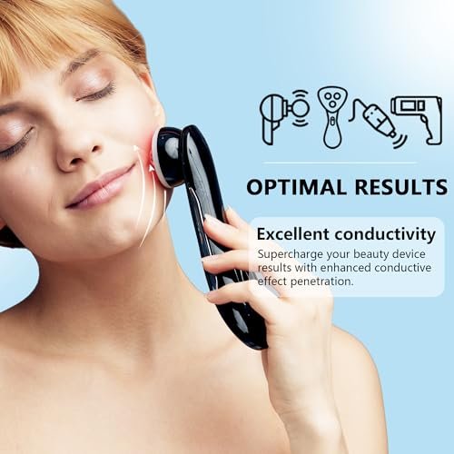 Conductive Gel for Microcurrent & RF Facial Machines – Fragrance-Free, Hypoallergenic, with Hyaluronic Acid & Ceramide, Long-Lasting Hydration, 10.58 Fl Oz - görsel 4