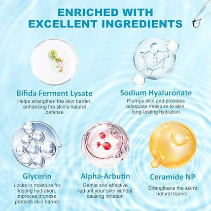 Conductive Gel for Microcurrent & RF Facial Machines – Fragrance-Free, Hypoallergenic, with Hyaluronic Acid & Ceramide, Long-Lasting Hydration, 10.58 Fl Oz