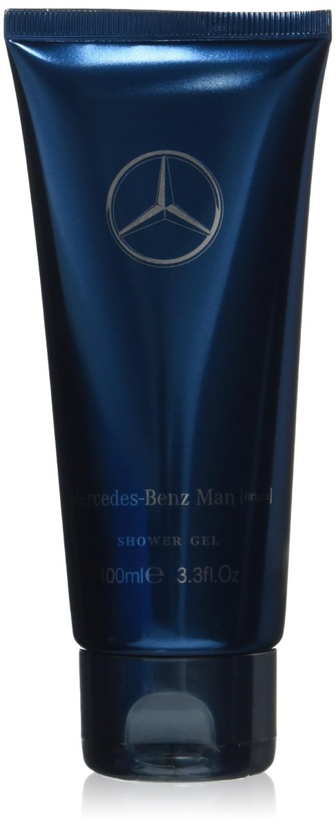Mercedes Benz Man Bright Shower Gel Body Wash - Travel Size 3.3 oz - Bergamot & Lavender Fragrance Avelisse