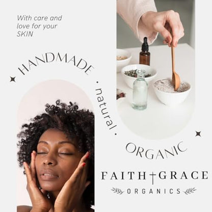 Faith and Grace Organics Wild Yam Cream for Women - Organic Hormone Balancing, PMS, Menopause & Perimenopause Relief, 2 oz Avelisse