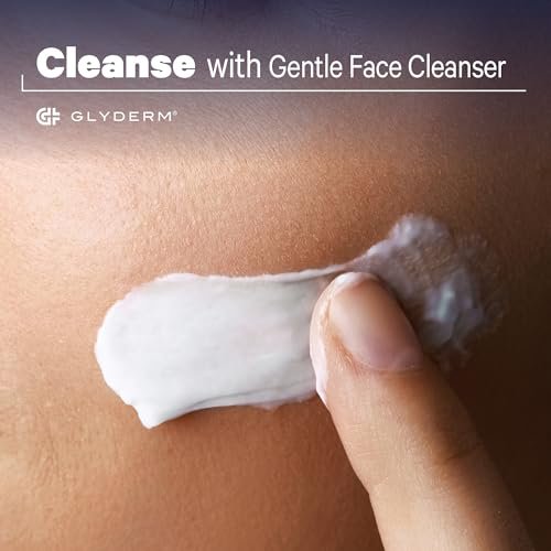 GlyDerm Gentle Face Cleanser - Soap-Free Concentrated Cleanser with 0.2% Esterified Glycolic Acid - Gentle Exfoliating Face Wash for All Skin Types - 7 oz Pump Avelisse