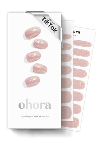 ohora Semi Cured Gel Nail Strips - N Pink Wonderland | Salon-Quality Solid Pink Gel Manicure, Easy Apply & Remove, Works with Any UV/LED Lamp - görsel 2