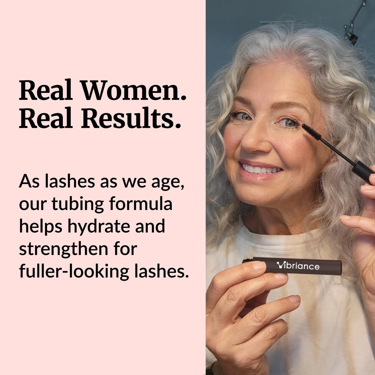 Vibriance Volumizing Tubing Mascara, Soft Black – Hypoallergenic, Moisturizing, Lifting, Long-Lasting Tube Formula for Ages 50+ Avelisse