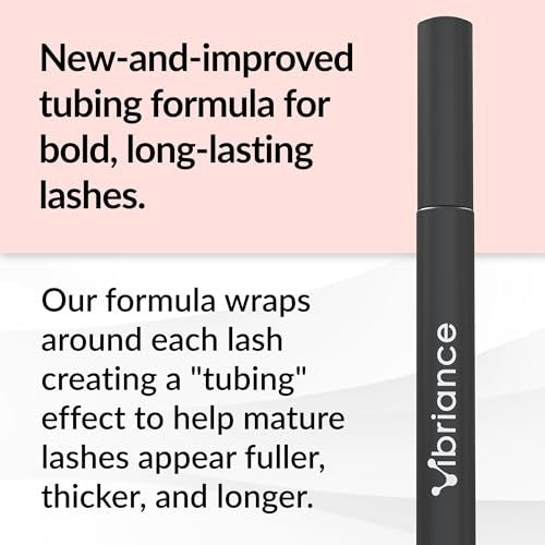 Vibriance Volumizing Tubing Mascara, Soft Black – Hypoallergenic, Moisturizing, Lifting, Long-Lasting Tube Formula for Ages 50+ Avelisse