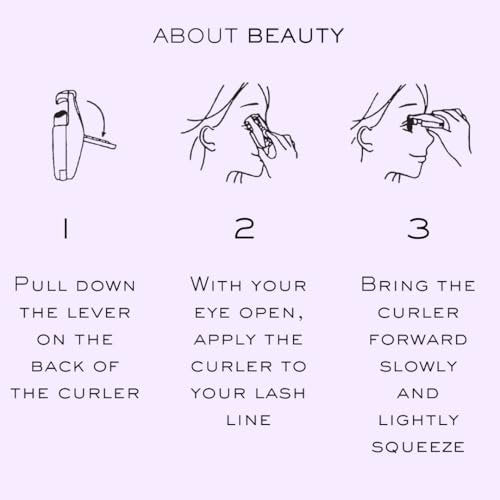 About Beauty On-The-Go Compact Eyelash Curler – Portable Travel Lash Curler with Replacement Pad, Gentle Ergonomic Design - görsel 6