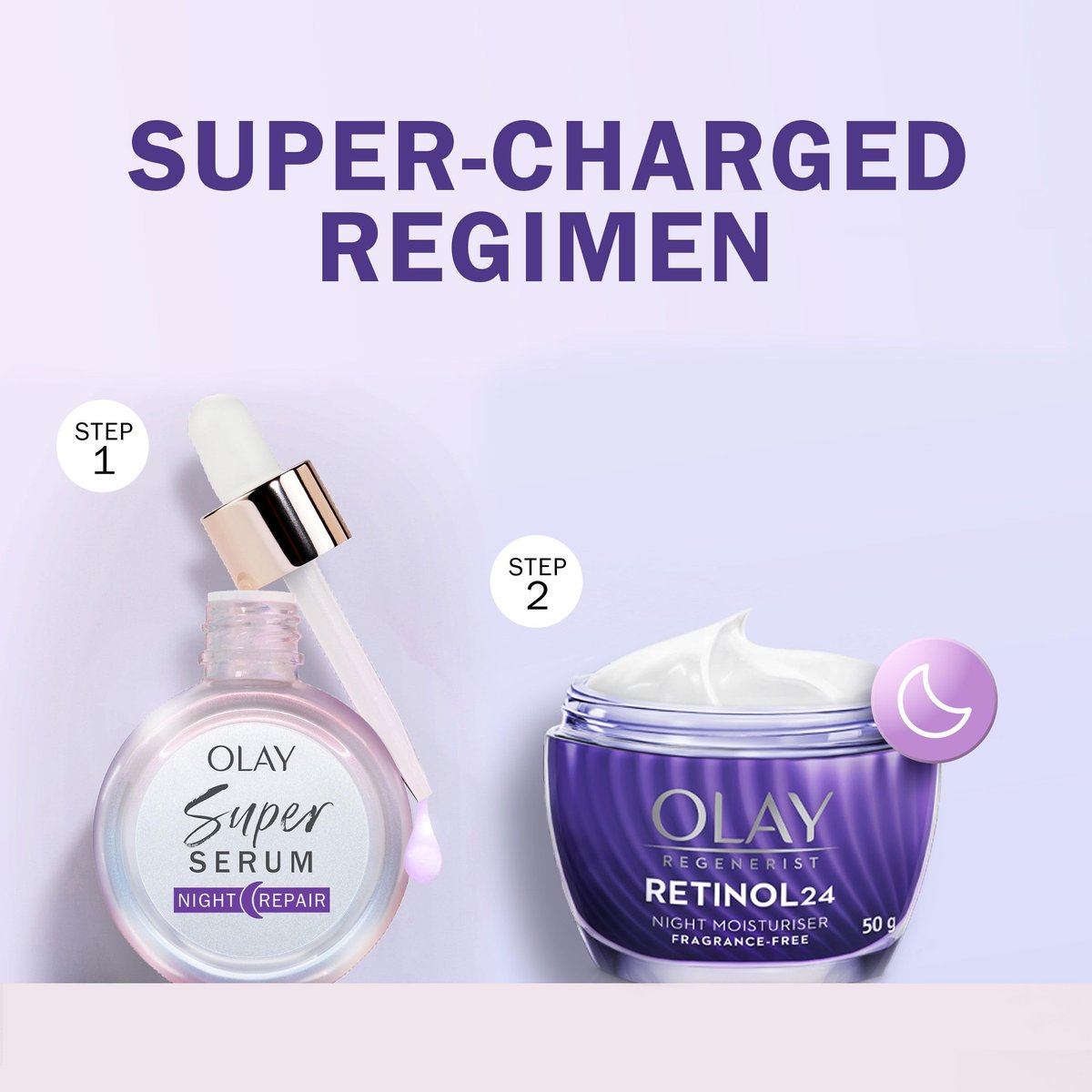 Olay Super Serum Night Repair Fragrance Free – 1 Fl Oz (Pack of 1) Avelisse