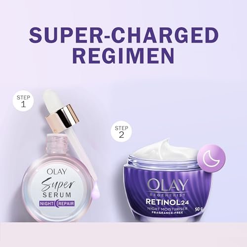 Olay Super Serum Night Repair Fragrance Free – 1 Fl Oz (Pack of 1) Avelisse
