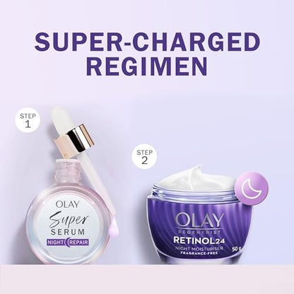 Olay Super Serum Night Repair Fragrance Free – 1 Fl Oz (Pack of 1) Avelisse